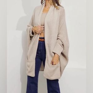 Knit Slouch Cardigan